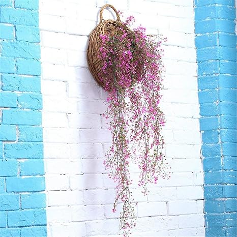 AZX Über 120cm Künstliche Hängepflanzen Kunststoff Künstliche Pflanze Hängend Gefälschte Grünpflanze Für Hausgarten-Hochzeits