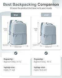 CADOLIM Large Travel Backpack For Women Laptop