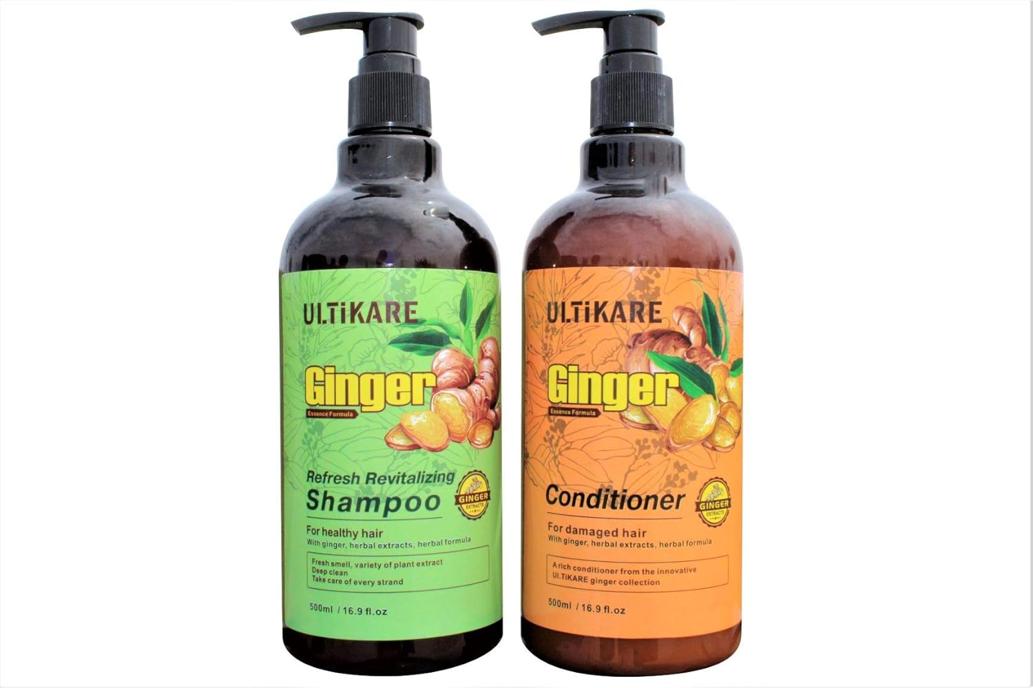 Ginger Shampoo and Conditioner Essence Hair Loss and Anti