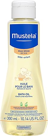 mustela bath oil for dry skin