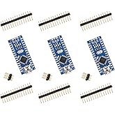 ELEGOO Nano Board CH 340/ATmega+328P Without USB Cable, Compatible with Arduino Nano V3.0 (Nano x 3 Without Cable)