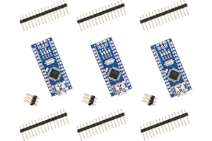 ELEGOO Nano Board CH 340/ATmega+328P Without USB Cable, Compatible with Arduino Nano V3.0 (Nano x 3 Without Cable)