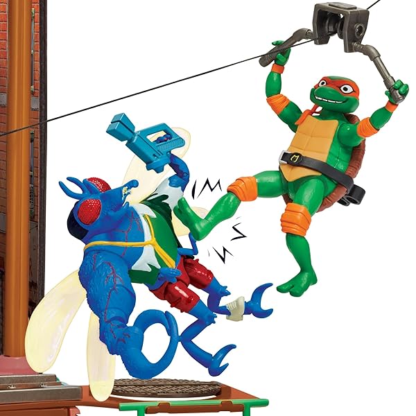 TEENAGE MUTANT NINJA TURTLES: MUTANT MAYHEM SEWER LAIR PLAYSET BY PLAYMATES TOYS