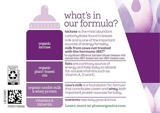 plum organics organic infant formula with iron