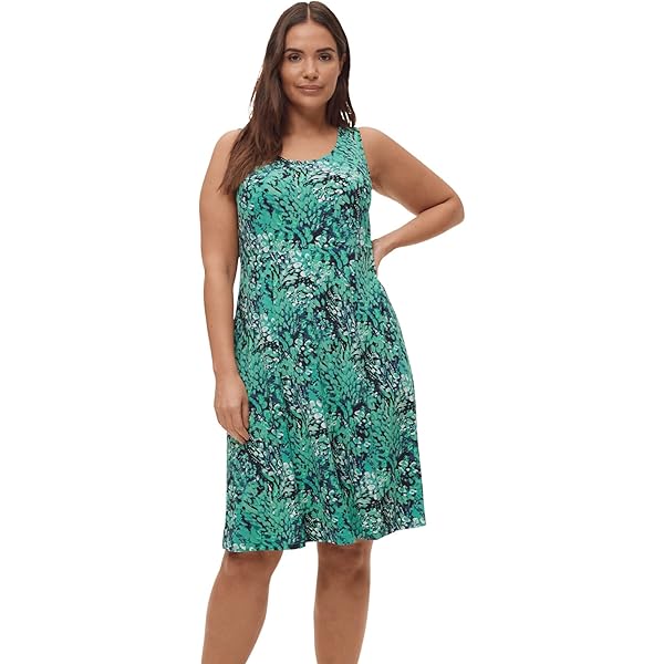 Women's Plus Size Floral Maxi Dress With Spaghetti Straps & Front Bow - Boho Summer Dress