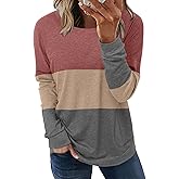 Angerella Women's Casual Loose Fit Pocket Shirts Printed Tops