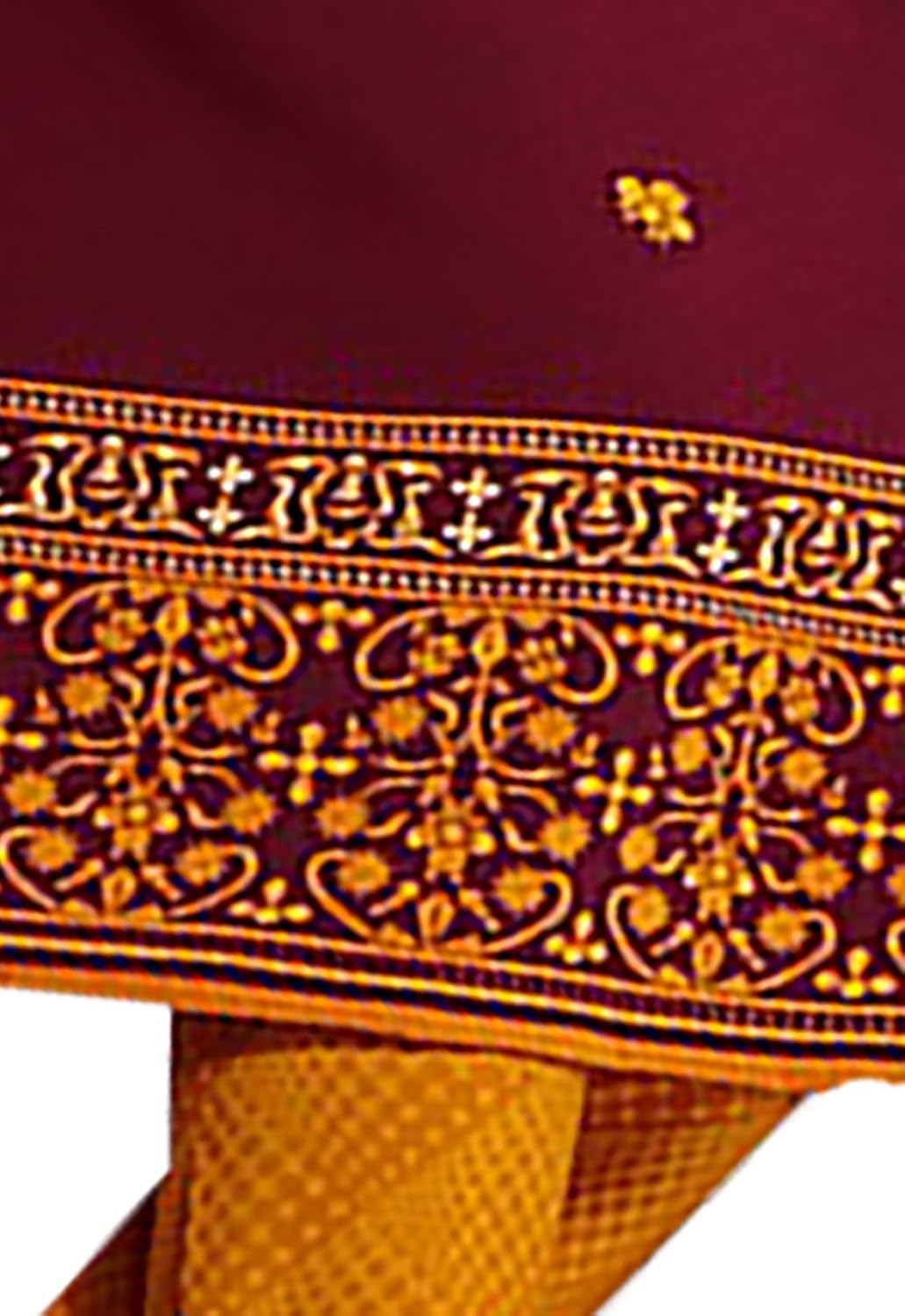 ishin women's synthetic unstitched salwar suit(darvr2155r_brown_free size)