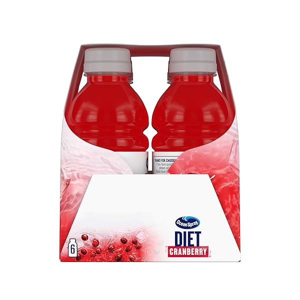 OCEAN SPRAY JUICE DRINK 10 OUNCE BOTTLE PACK OF, DIET CRANBERRY, 60 FL OZ, (PACK OF 6)