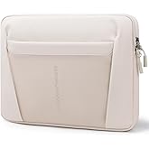 GAOCHY 13.3-14 Inch Laptop Sleeve Bag Water-Resistant Laptop Case for MacBook Pro 14 2024-2021, MacBook Air 13 M4 2025, Swift Go 14, 14 Inch ASUS Zenbook, Dell 14, Inspiron 14, Envy 13, Pearl White
