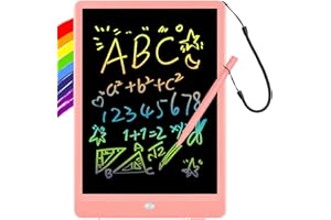 ORSEN LCD Writing Tablet 10 Inch, Colorful Doodle Board Drawing Pad for Kids, Toddler Toys for 3 4 5 6 7 8 Year Old Girls Boys Gifts (Pink)