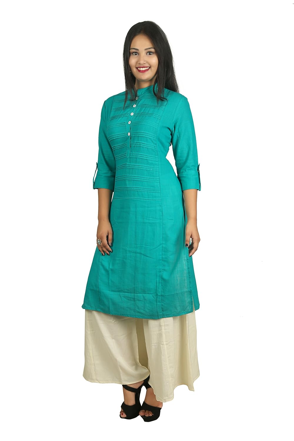 flavia creation beautiful printed exclusive casual cotton women's kurti straight