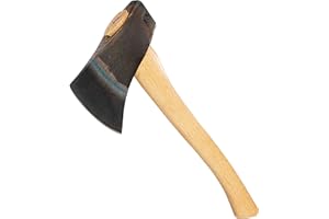 COUNCIL TOOL Sport Utility Flying Fox Woodsman Hatchet - 1.625 lbs Throwing Axe with 16" Curved Hickory Handle & Hardened Poll - SU162FF16C