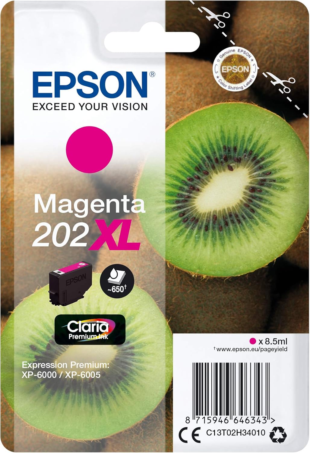 Epson C13T02H34020 XL Original Inkjet Cartridges - Magenta