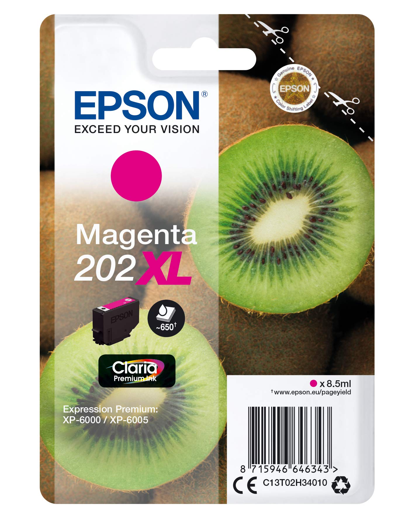 Epson C13T02H34020 XL Original Inkjet Cartridges - Magenta