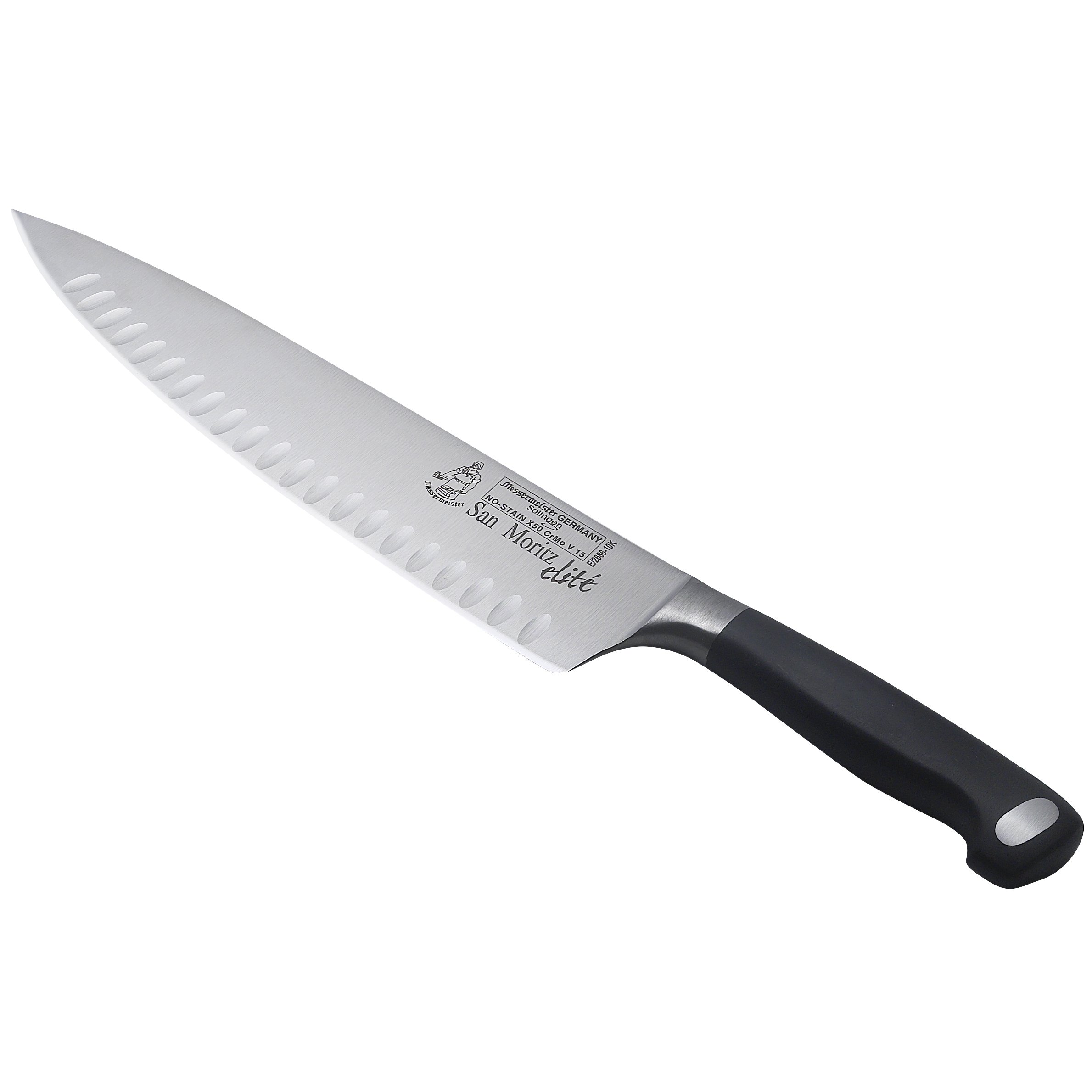Messermeister San Moritz Elite Kullenschliff Chef's Knife, 10Inch