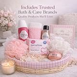 B.C.C Mother's Day Gift Hamper for Mum Pamper Basket Relaxing Treats Birthday view 4