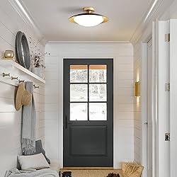 Dimmable Mid Century Modern Semi Flush Mount