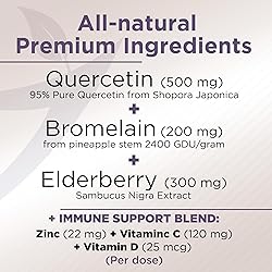 Gade Nutrition Quercetin with Bromelain, Vitamin C