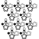 PATIKIL Star Keychain, Cute Keychain Charms Bulk Stars Bell Bag Charms Key Ring for Women Leather Handbags