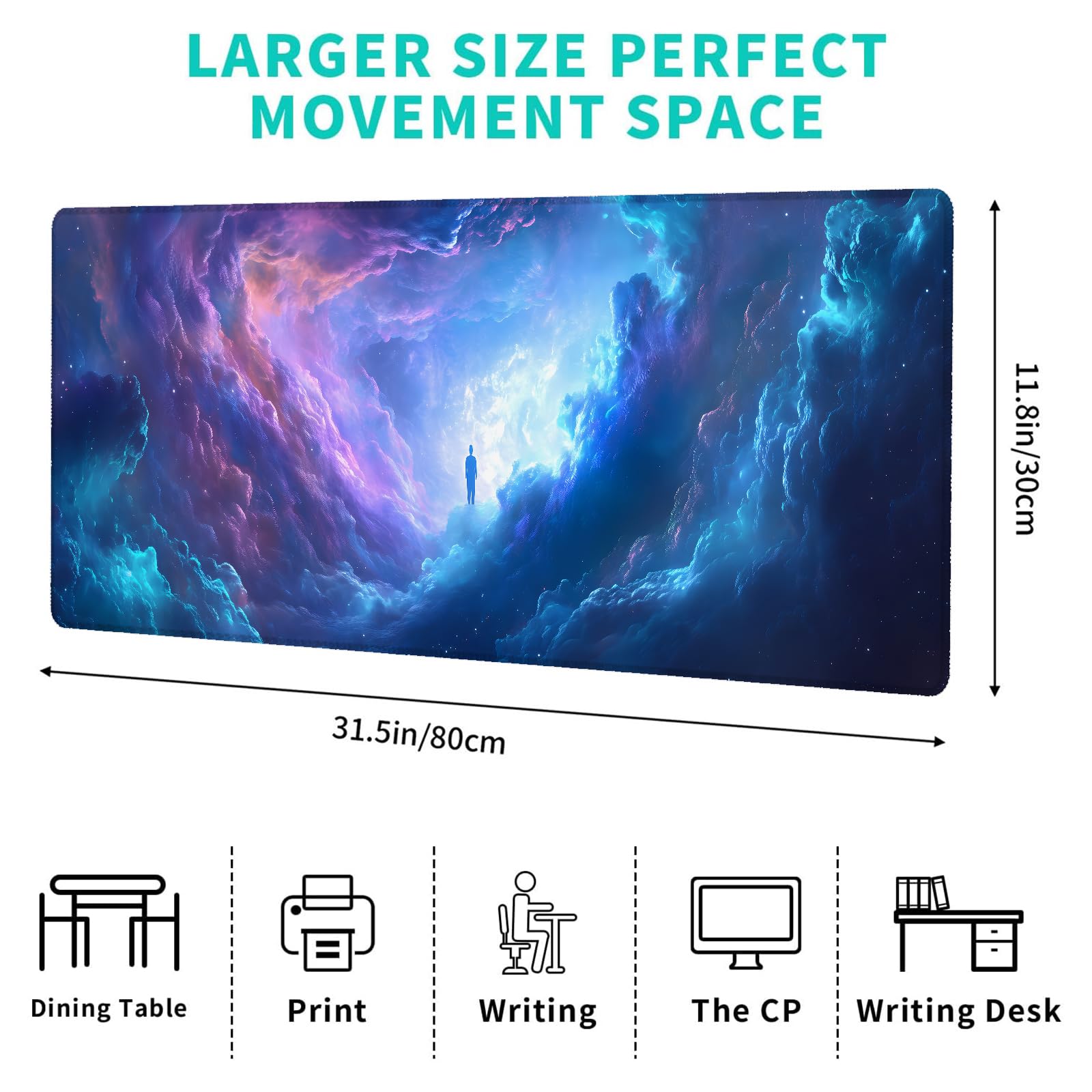 ainori Cosmic Cloud Wanderer Gaming Mouse Pad