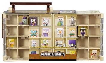 minecraft collector case & 10 mini figures