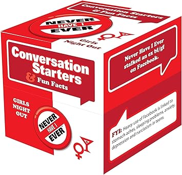 I Ve Never Games Never Have I Ever Girls Night Out Edition Leggi E Risposta Divertente Mai Ho Mai Domande Raccontare Storie E Ricordare I Bei Vecchi Tempi Amazon It Giochi E Giocattoli