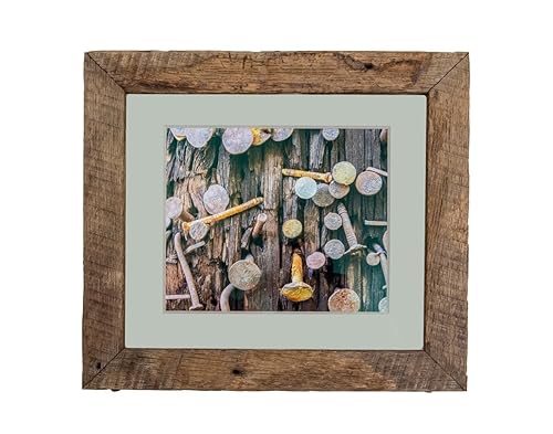 Amazon Com Barn Wood Picture Frame With Square Head Nails And