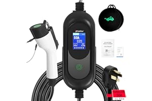 SubSun Universal Portable Level 2 EV Charger 50Amp 240V Electric Car Charger for All North American EVs Includes J1772, 33FT EV Charging Cable