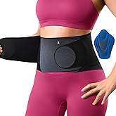 Fitomo 0.5mm Ultra Thin Back Brace for Women Men, Seamless Yoga Fabric for All Day Comfort, Wear under Clothes, Enhanced Lumbar Pad for Lower Back Pain Relief, Sciatica, Posture, Lifting, Black, Size L