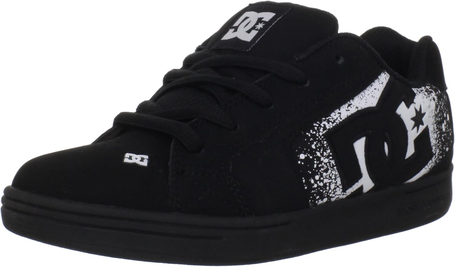 DC Shoes Net SE Youth D0302365B, Scarpe da Skateboard Ragazzo, Nero (Black/Black/White), 34.5