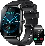 LLKBOHA Smartwatch Bluetooth Call 1.85" Fitness Watch 24 Sports IP68