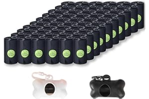 DREAM&GLAMOUR Dog Poop Bags,value pack,1200 Count Extra Thick and Strong Poop Bags for Dogs,60 Rolls,20 Doggy Bag Per Roll,Each Measures 9 x 13 Inches,Guaranteed Leak-Proof