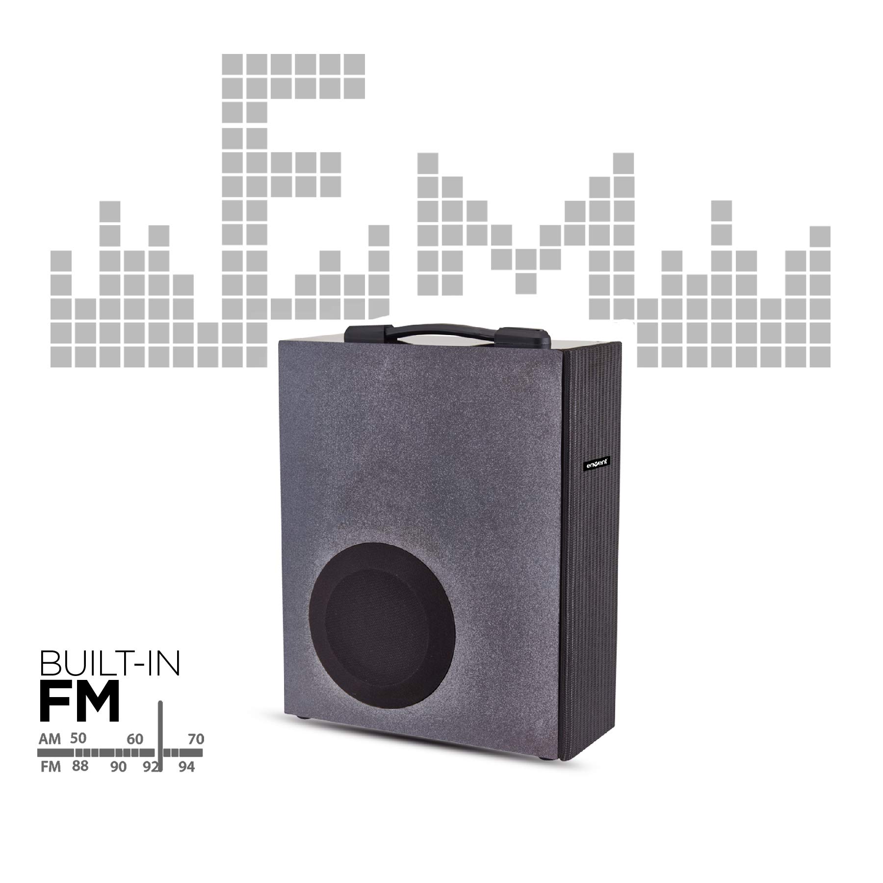 envent rock 250 25 w bluetooth tower speaker 2.1 channel