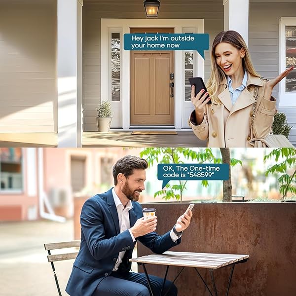 SMART LOCK FRONT DOOR, SMONET KEYLESS ENTRY DOOR LOCK WITH HANDLE, SMART FRONT DOOR LOCK SET FINGERPRINT SMART DEADBOLT BLUETOOTH ELECTRONIC DIGITAL KEYPAD LOCK, AUTO LOCK WORK WITH ALEXA, BLACK
