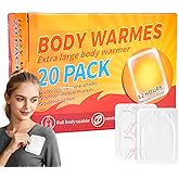 Portable Menstrual Heating Patches: Adhesive Heat Patches for Cramps and Backache Relief-Up to 4 Hours, 20 Counts