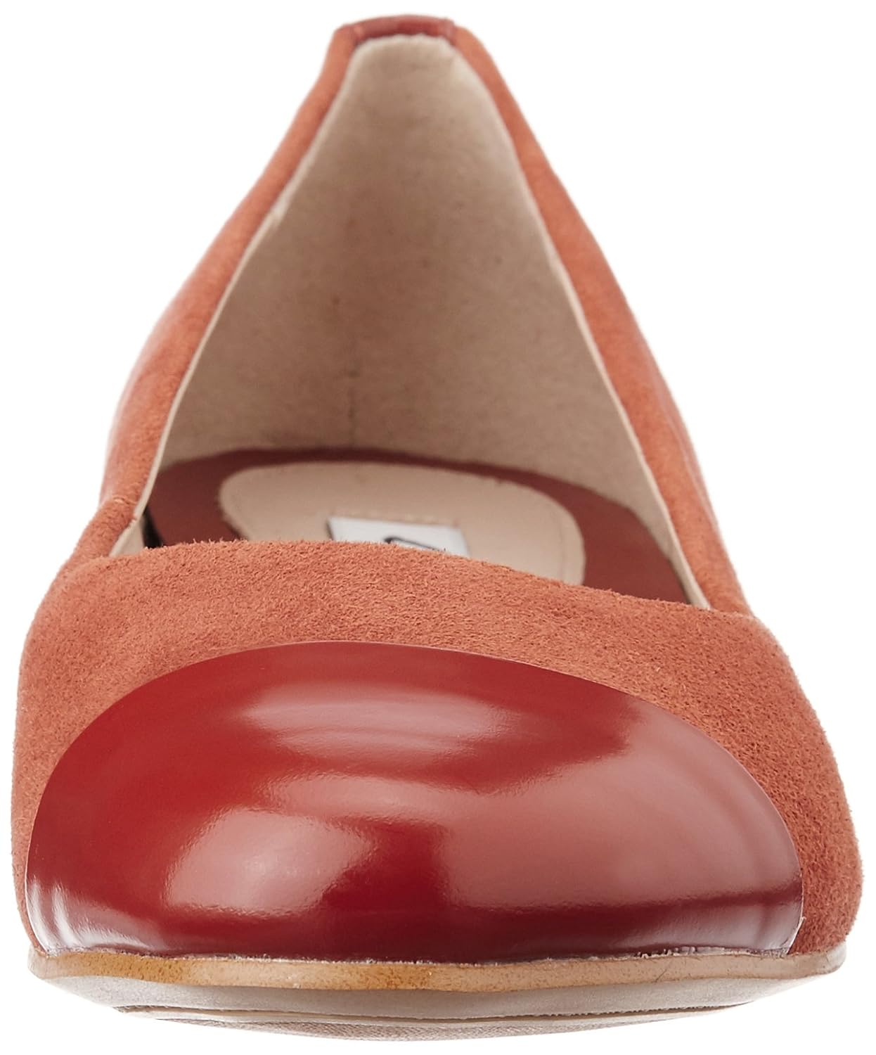 clarks women's festival gold leather ballet flats