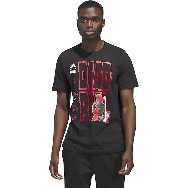 Playera Deadpool Wolverine Cara Algodón Manga Corta