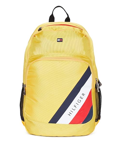 yellow tommy hilfiger backpack