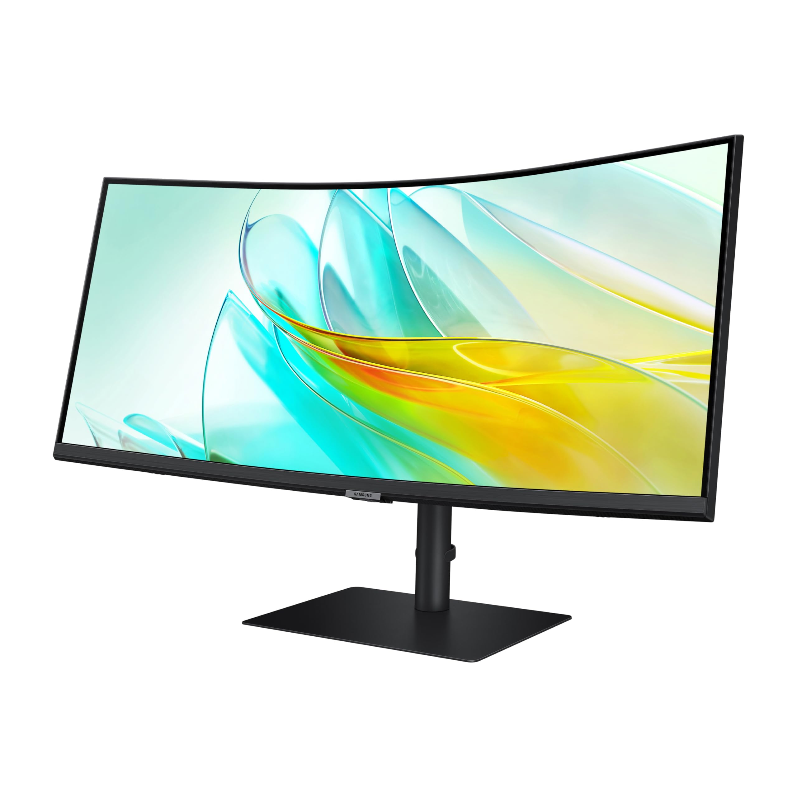 Samsung 34” ViewFinity S65UC, Ultra-WQHD, 100Hz, AMD FreeSync™ HDR10, KVM Switch Built in Speakers with USB-C Curved Monitor, LS34C654UANXGO, 2025