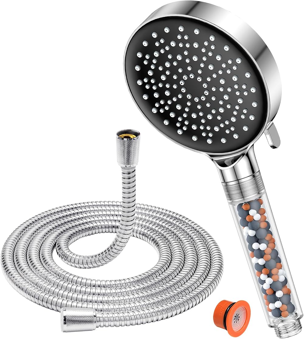 YEAUPE Shower Head High Pressure Filter 6 Modes 1.8M Hose
