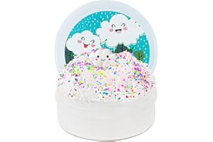Okaybee Cloud Slime, Glow in The Dark Slime Includes Glowing Slices, Slimes Party Favors for Kids, Slimes Sensory Toys, Birth
