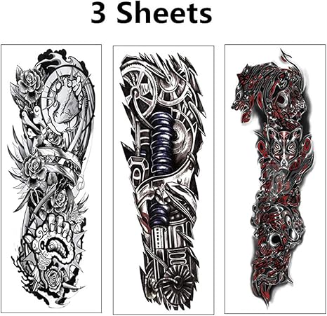 Jztrading Tattoo Tatouage Tatouages Ephémères Faux Tatouages