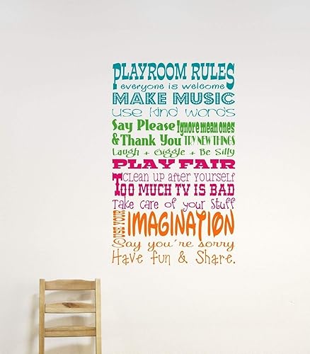 playroom decals for walls
