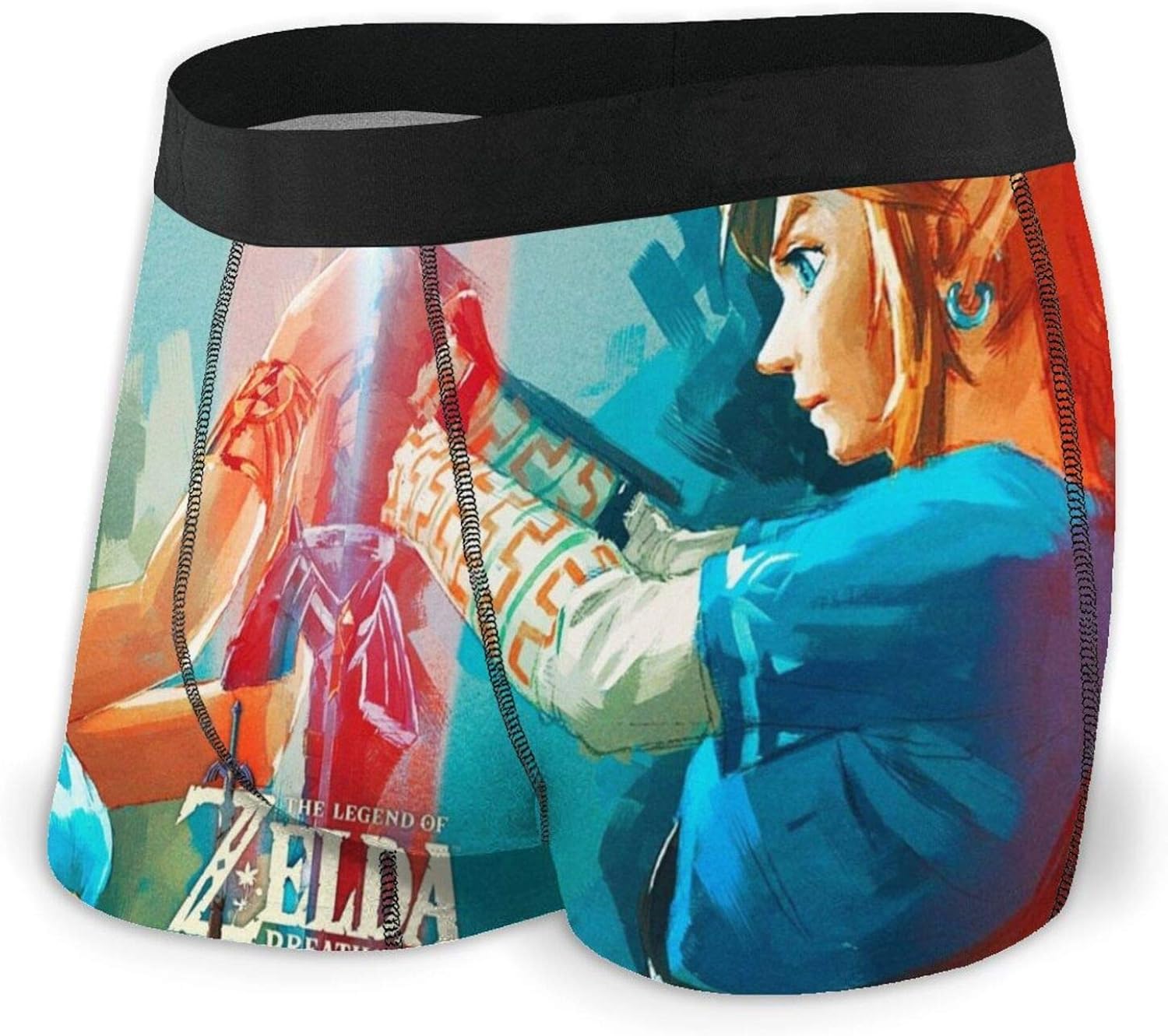 PANKAO The Legend Of Zelda Mens Underwear Sports Blue Tagless Boxer For