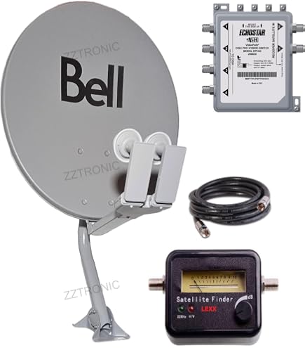 Shaw Direct Triple Satellite Quad Output Switchable XKu LNB For 75E Dish