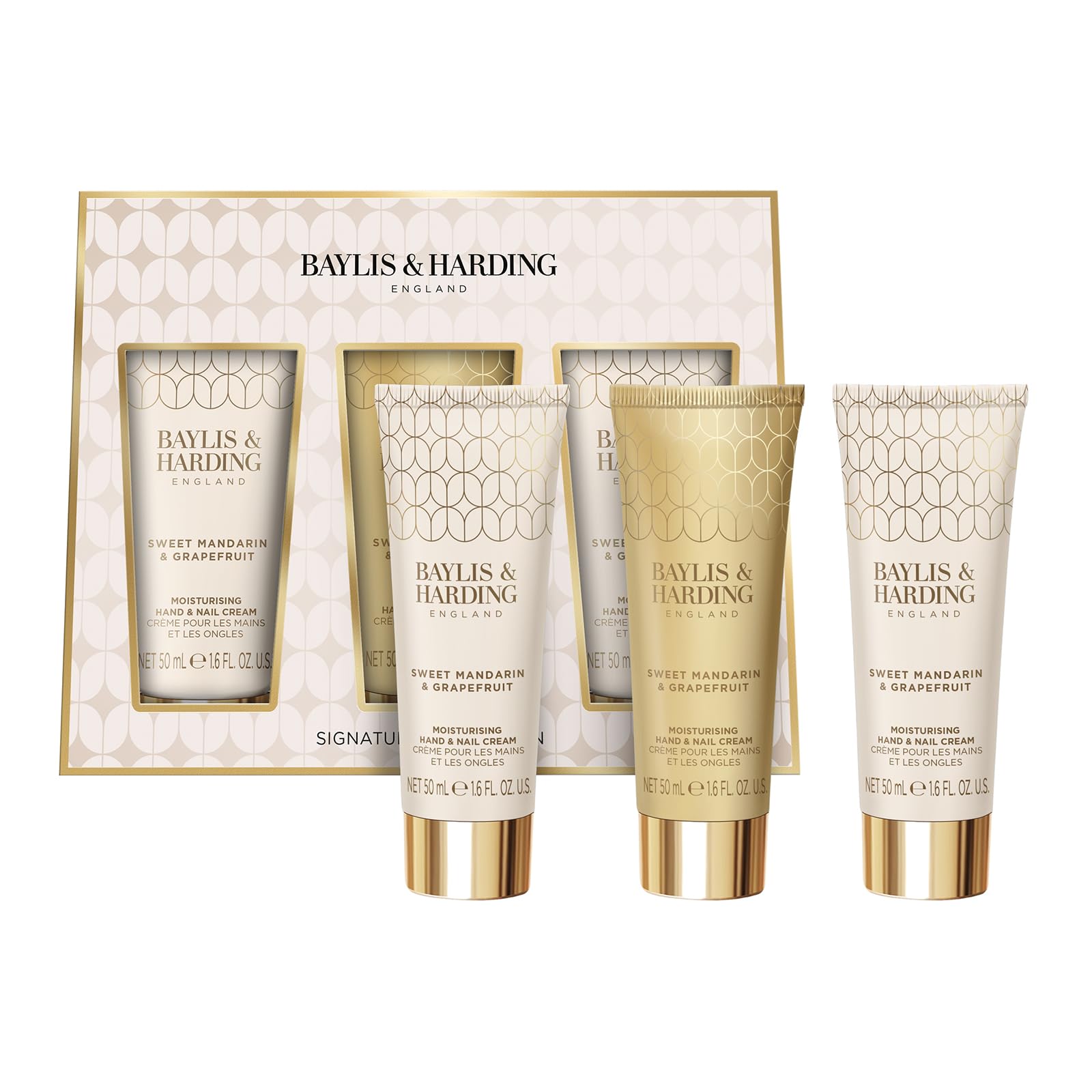 Baylis & Harding Sweet Mandarin & Grapefruit Indulgent Hand Trio Gift Set - Vegan Friendly (Pack of 1)