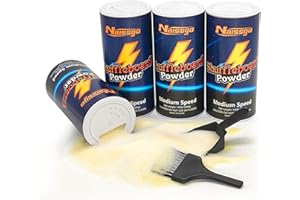 Naissgo Shuffleboard Sand Wax Shuffleboard Powder Set with Small Brush & Pan