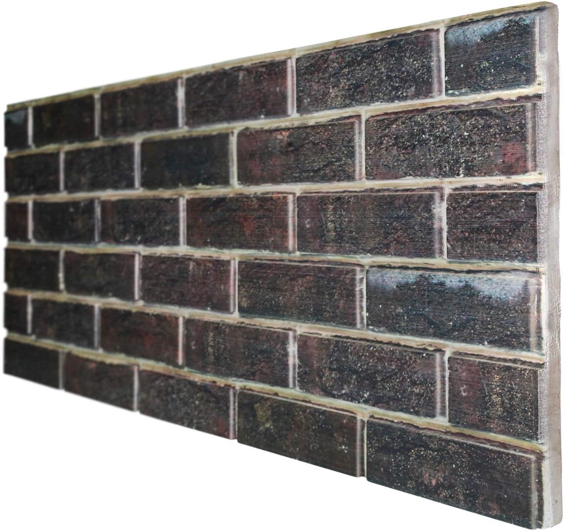 ETNA Faux Brick Panel in Resin EPS Size 120x50 cm Thickness 2 cm