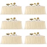 Champagne Tablecloth Rectangle Table Cover for 6