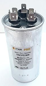 Packard TRCFD305 30+5MFD 440/370V Round Capacitor